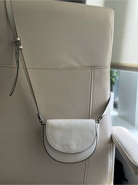 Brunello Cucinelli Cream Crescent Crossbody/Belt Bag